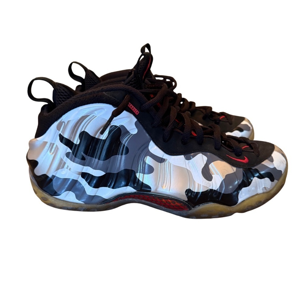 Nike Air Foamposite One “Fighter Jet” | Size 11.5 Men | VGUC | Black White Camo